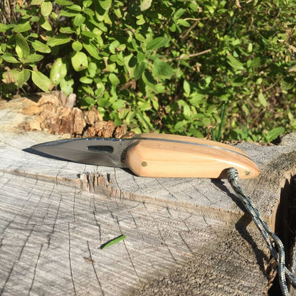 Couteau à huîtres manche en bois