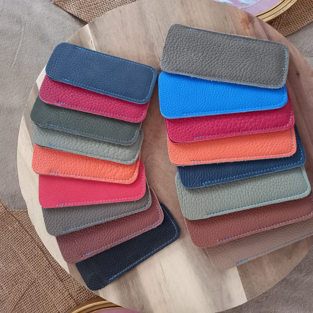 Pochette artisanal en cuir pour couteau - Le couteau de l'huile de Noirmoutier