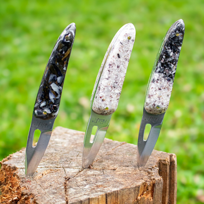 Couteau à huîtres avec manche en résine