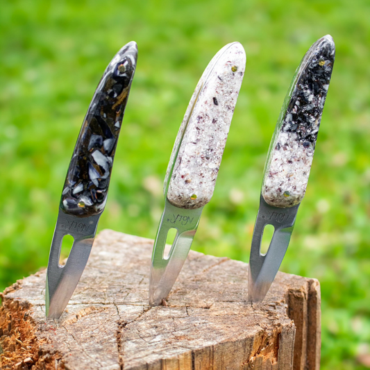 Couteau à huîtres avec manche en résine