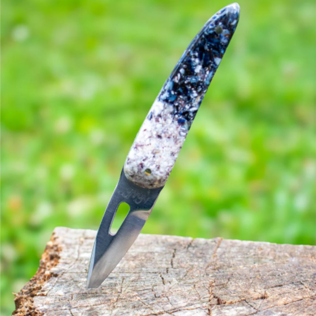 Couteau à huîtres avec manche en résine